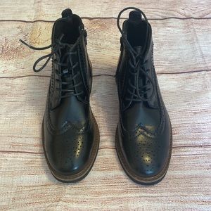 Kids Boots | Bucky Wingtips Laced-Up Boots | Deer Stags Boots